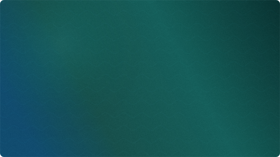 Tideglass — waves on teal
