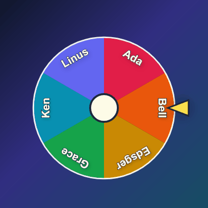 Spin wheel — animated GIF